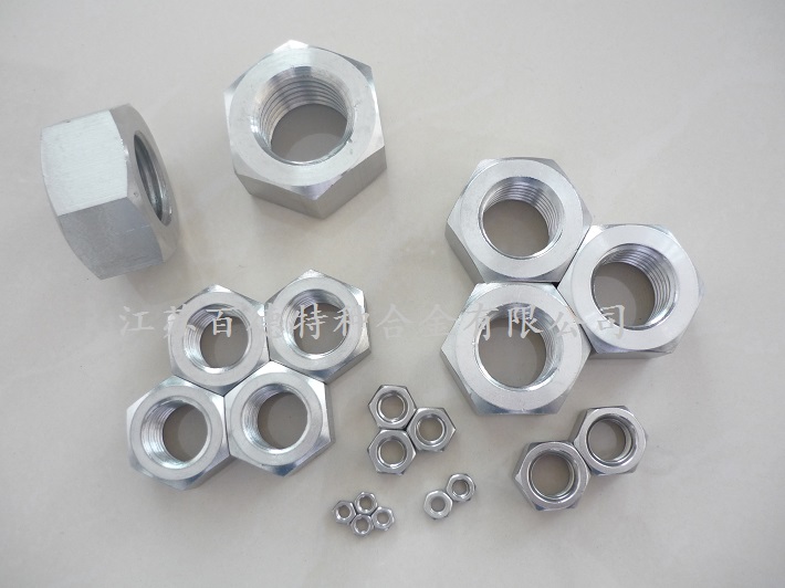 双相不锈钢F55(S32760/1.4501)螺母  双相不锈钢F55(S32760/1.4501)螺母